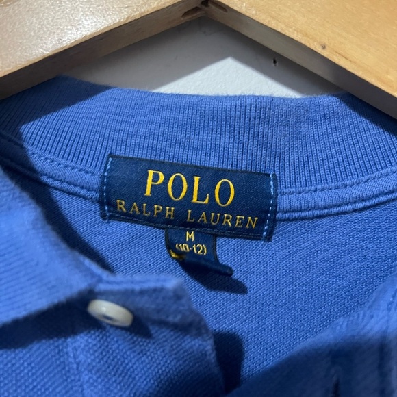 Polo Ralph Lauren Boys Polo Shirt Size 10-12 M Short Sleeves Embroidered Pony - Picture 3 of 5